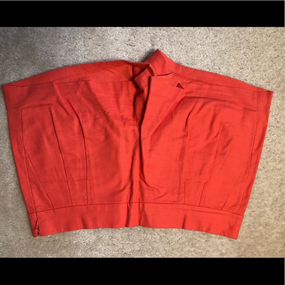 Orange Tailored Jcrew Shorts